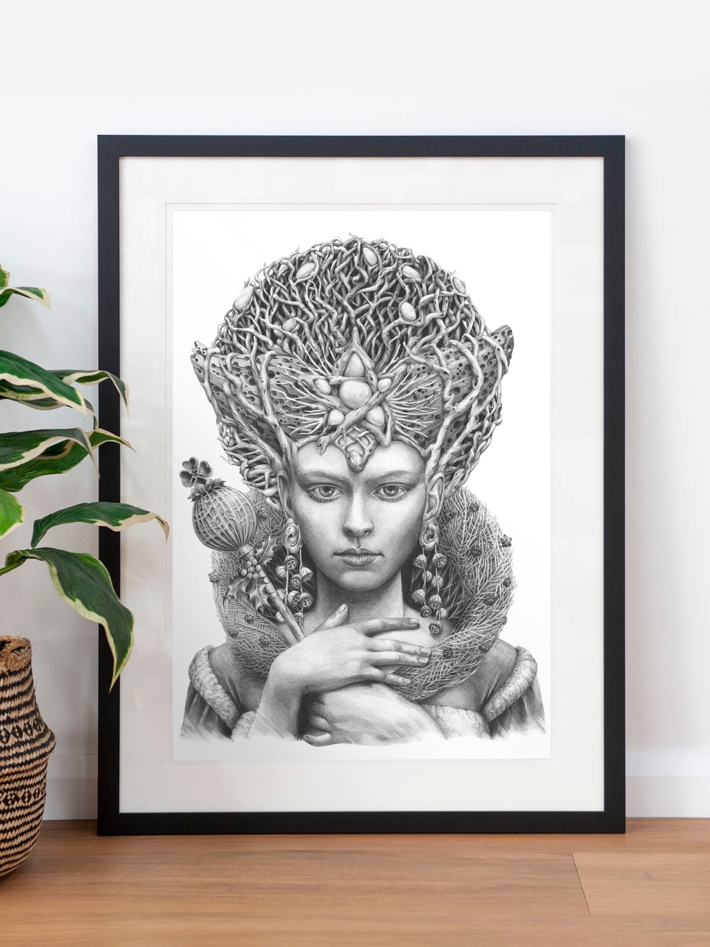 'Christmas Angel' art print