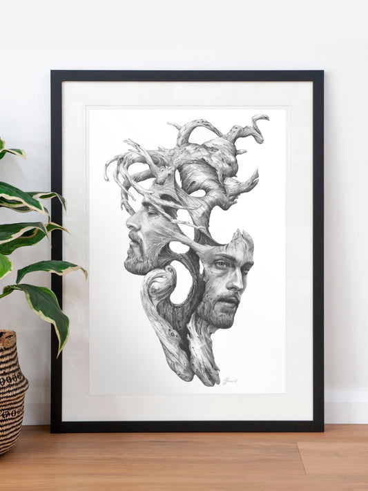 'Janus' art print
