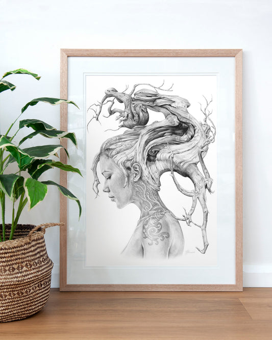 'Contemplation' art print