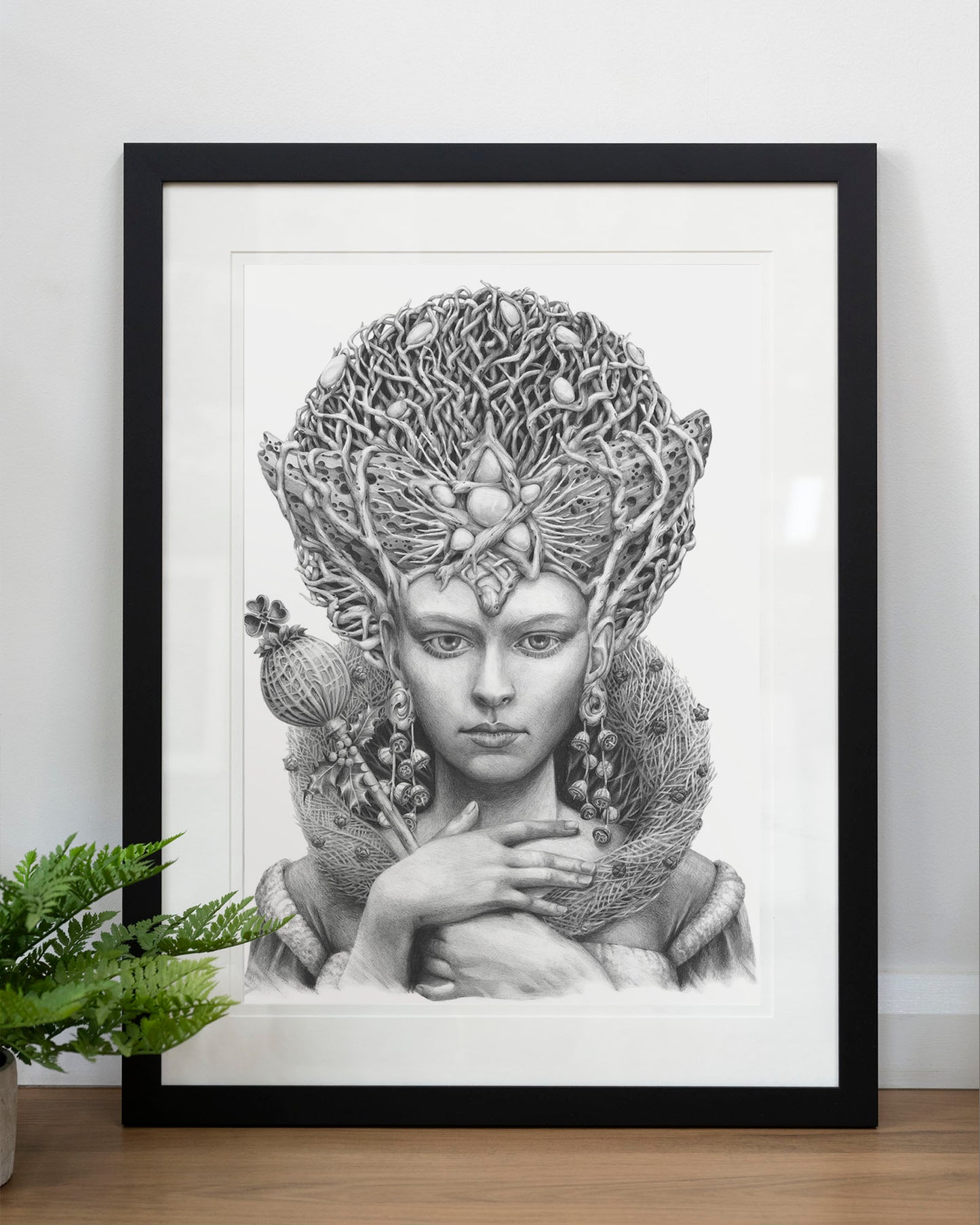 'Christmas Angel' art print