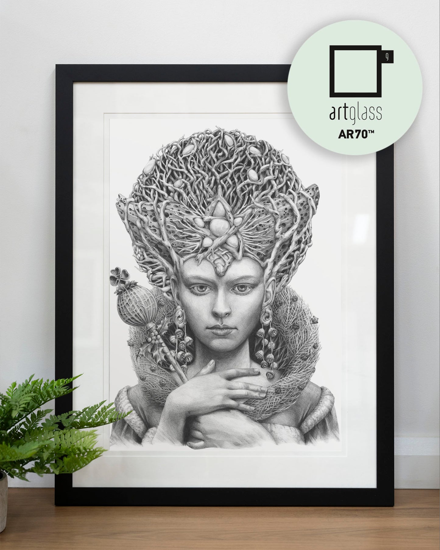'Christmas Angel' art print