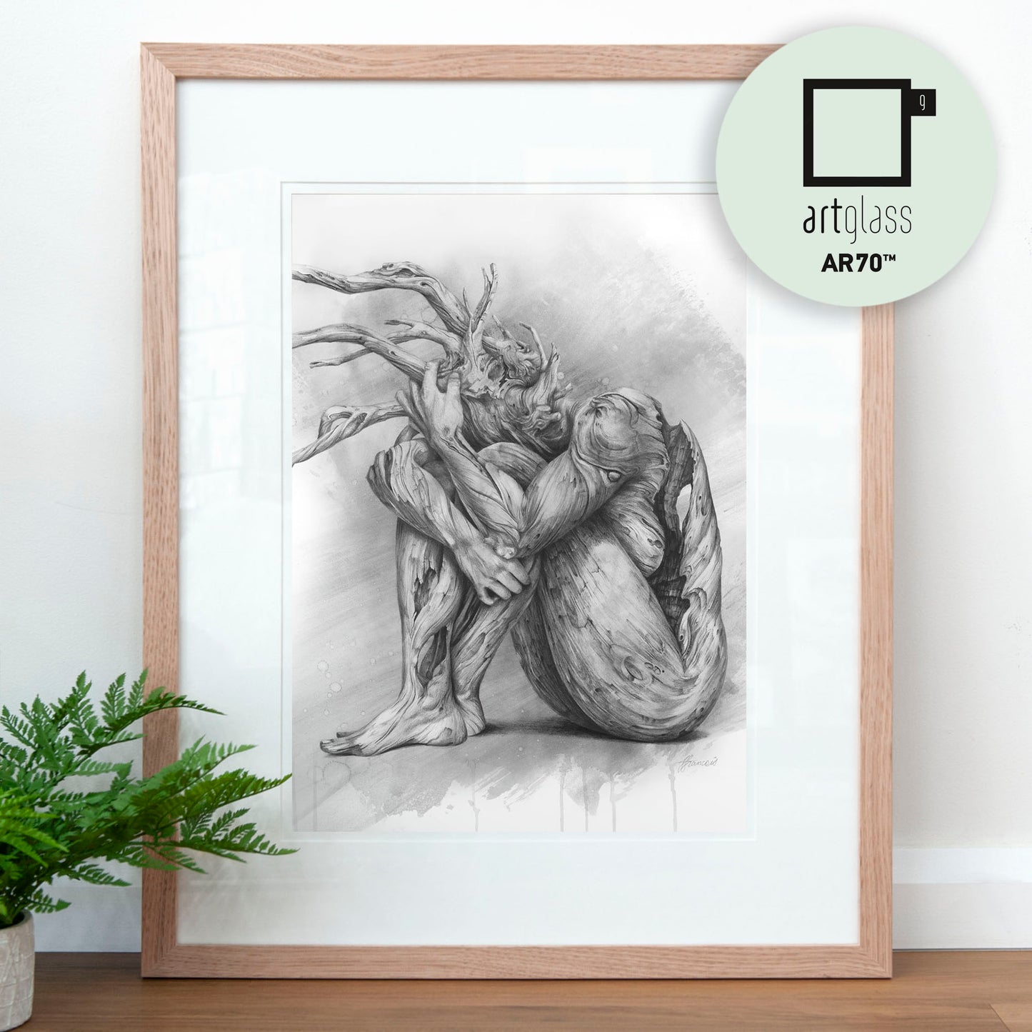 'Skin Deep'- greyscale art print