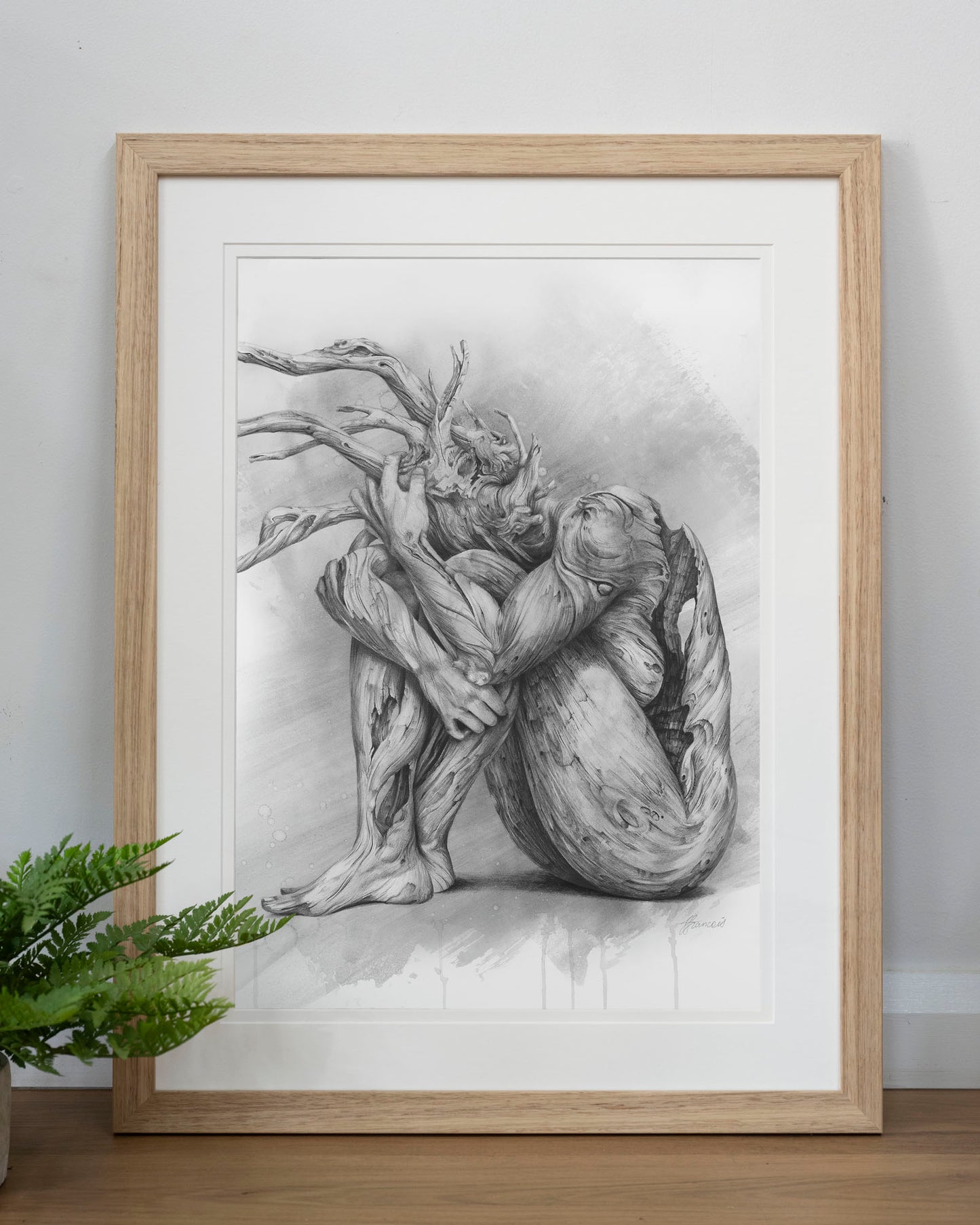 'Skin Deep'- greyscale art print