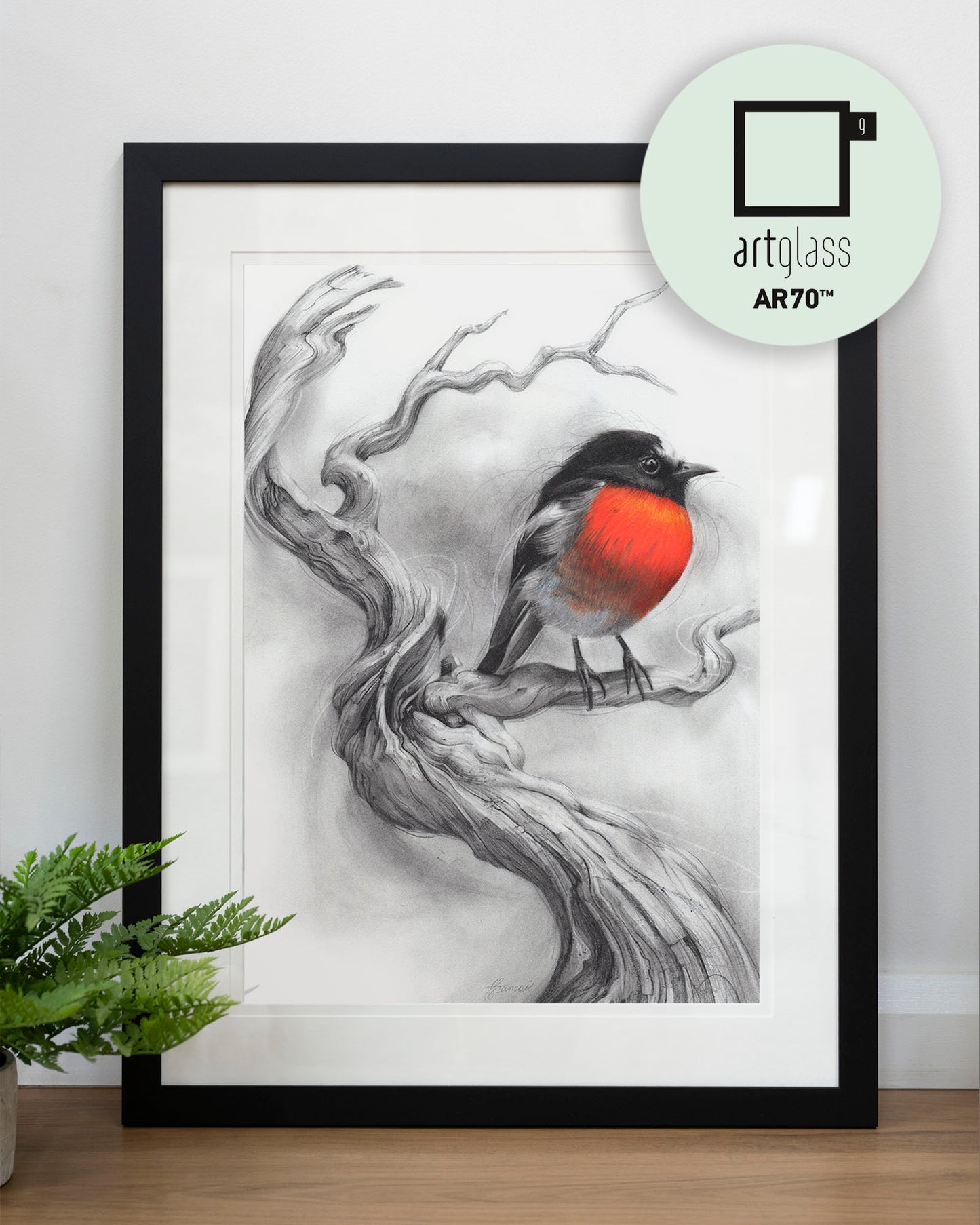 'Scarlet Robin' art print