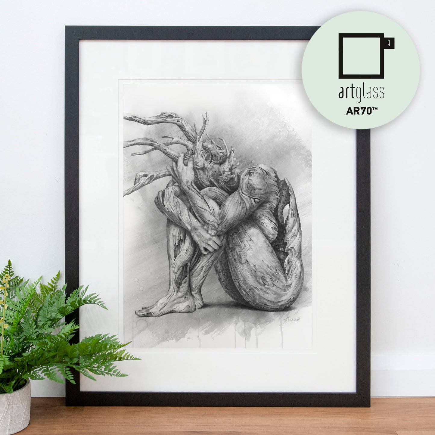 'Skin Deep'- greyscale art print