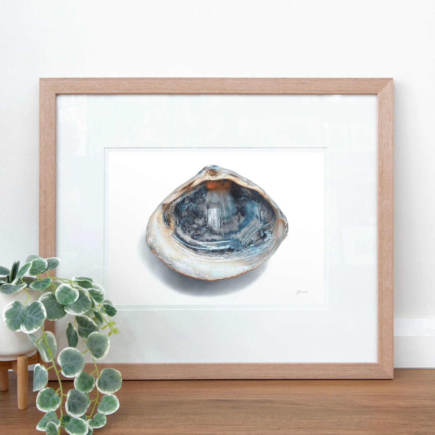 'Blue Shell' art print