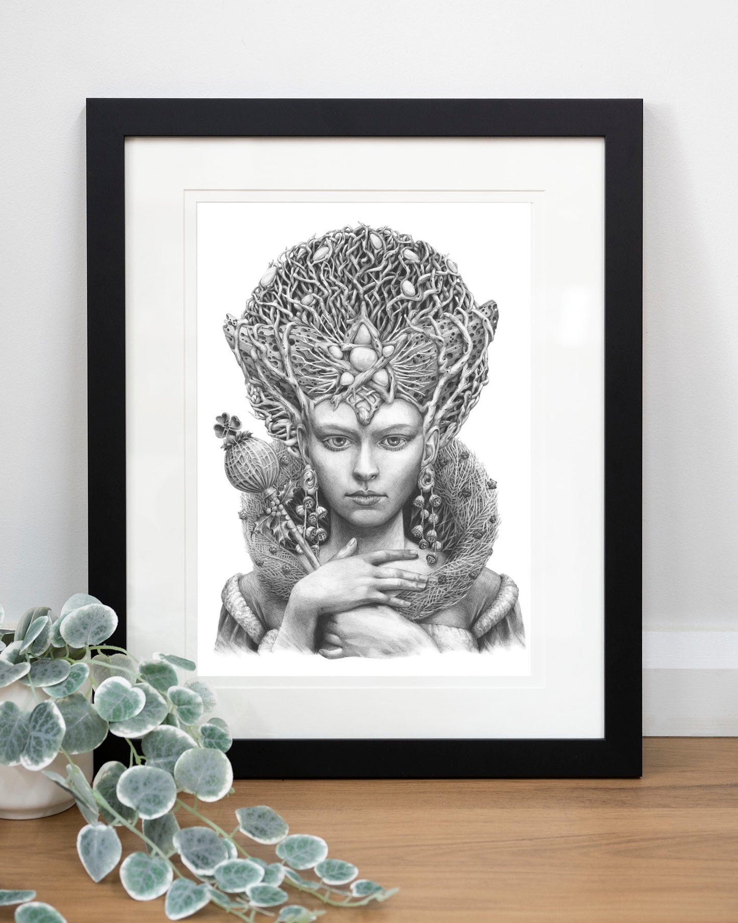 'Christmas Angel' art print