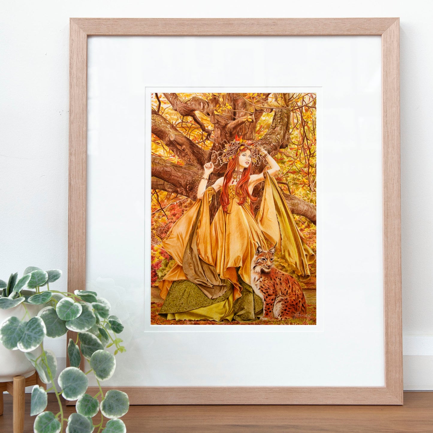 'Autumn Fairy' art print