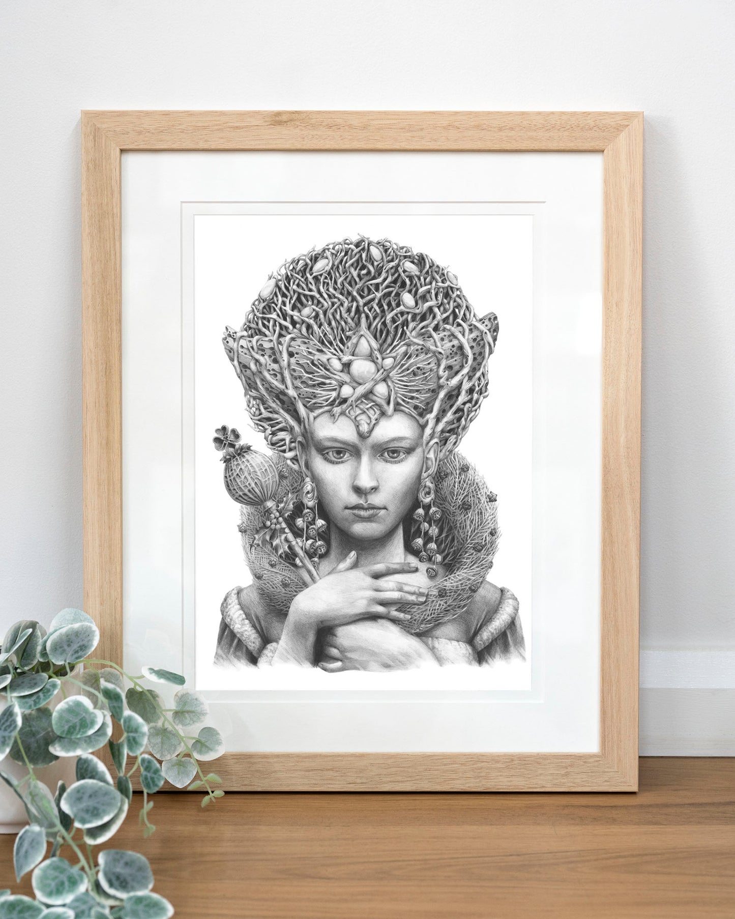 'Christmas Angel' art print