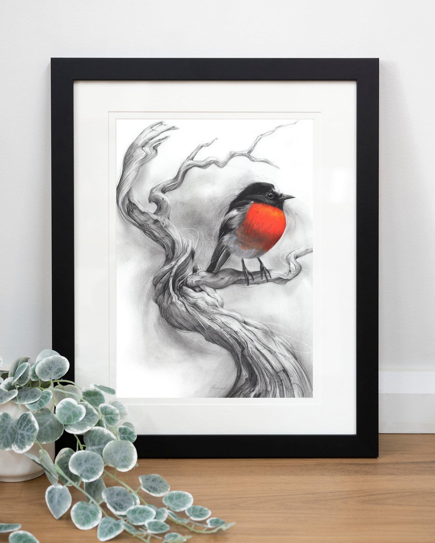 'Scarlet Robin' art print