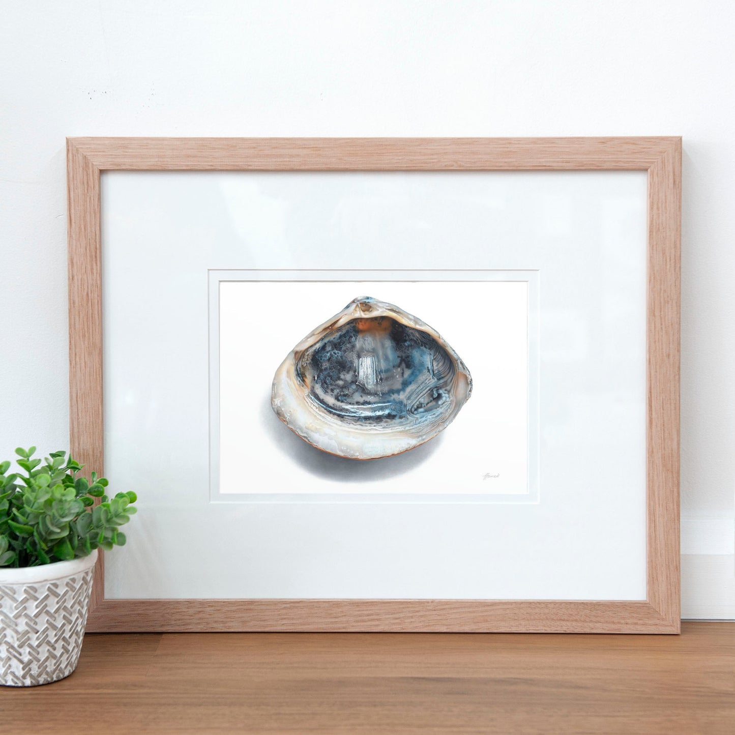 'Blue Shell' art print