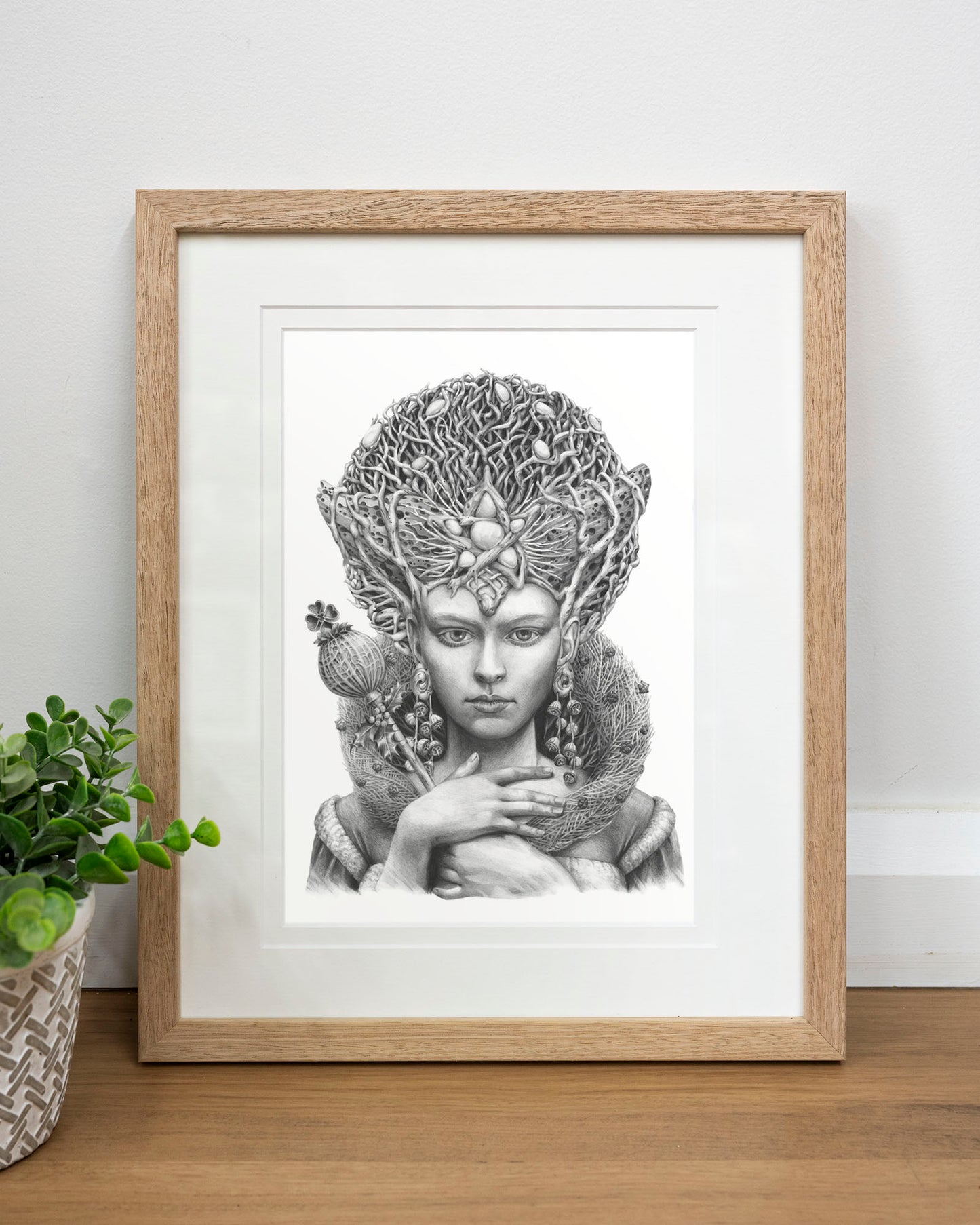 'Christmas Angel' art print