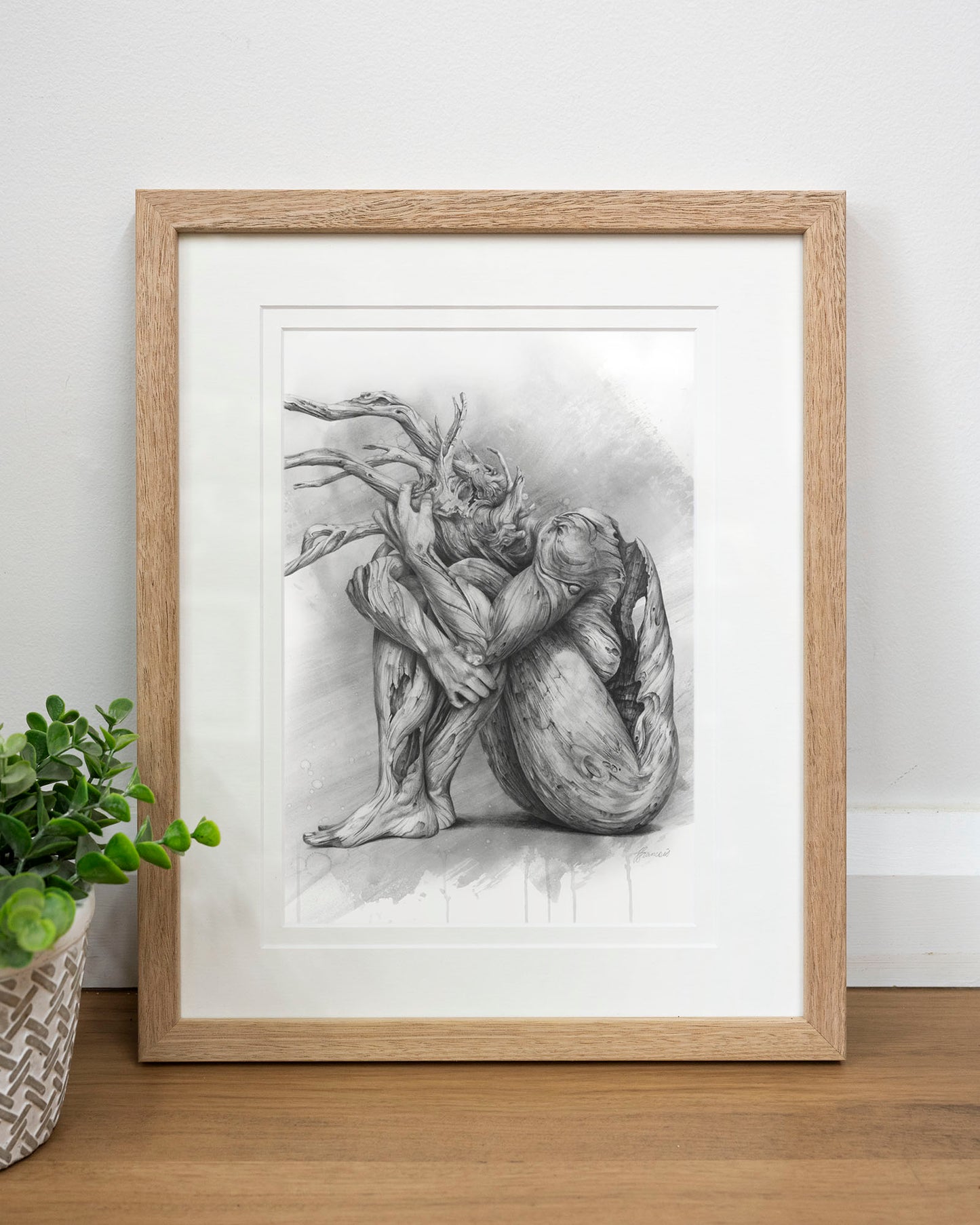 'Skin Deep'- greyscale art print
