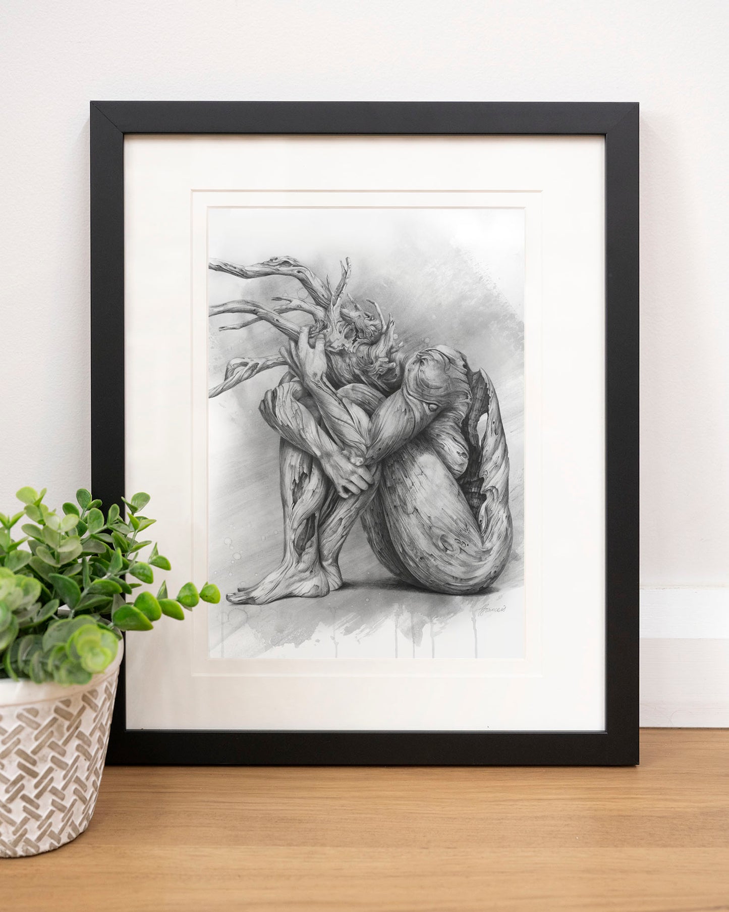 'Skin Deep'- greyscale art print
