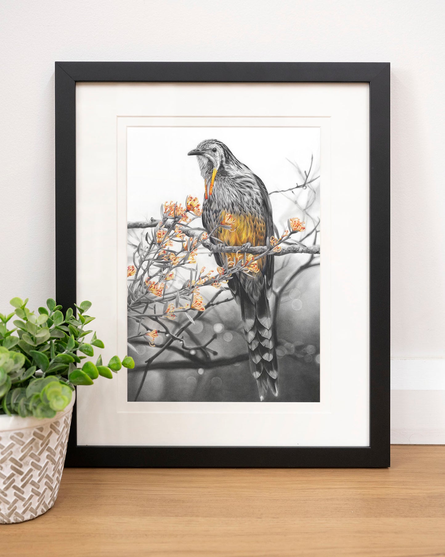 'Yellow Wattlebird' art print