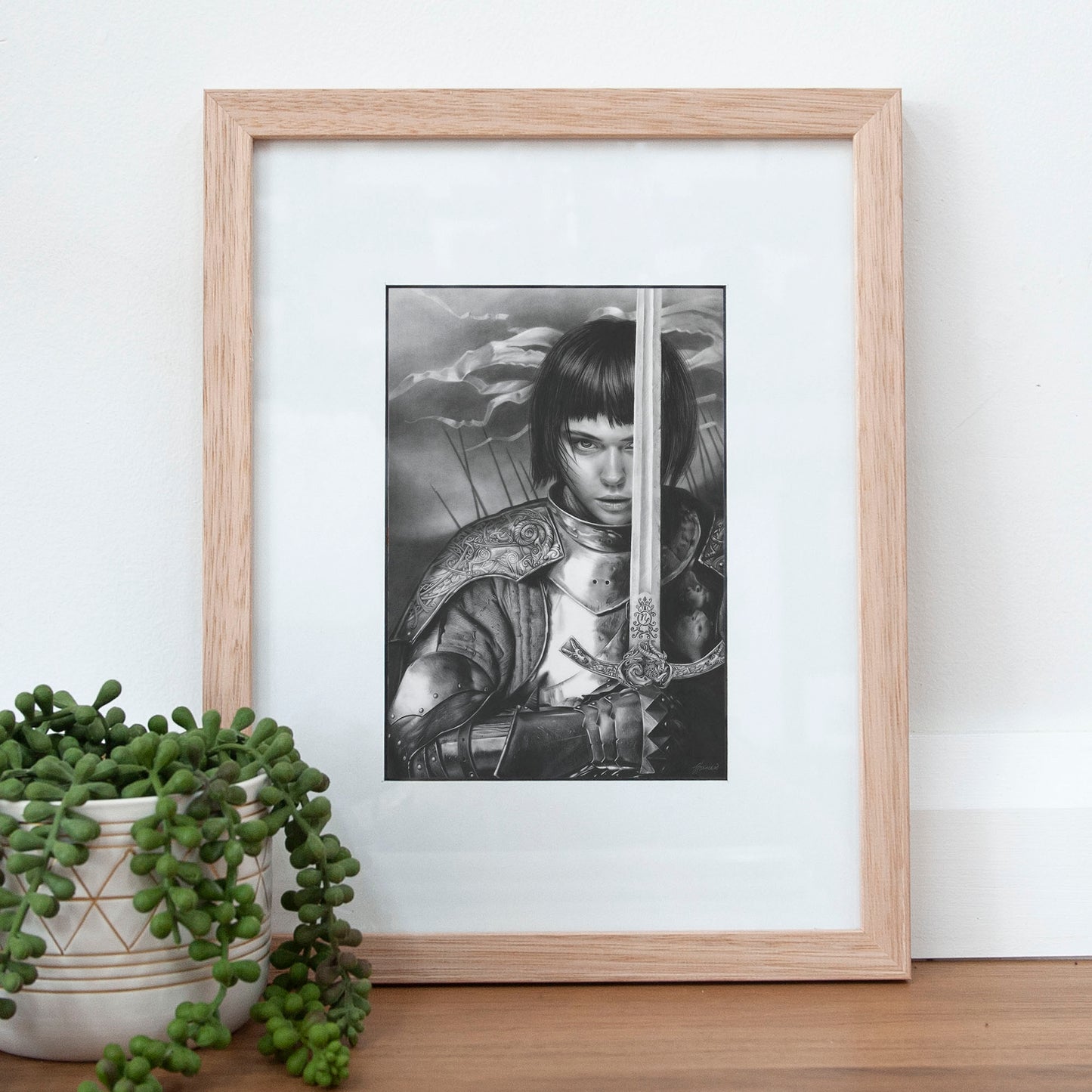 'Capricorn' A5 art card