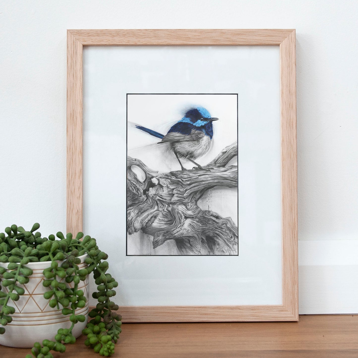 'Fairy Wren' A5 art card