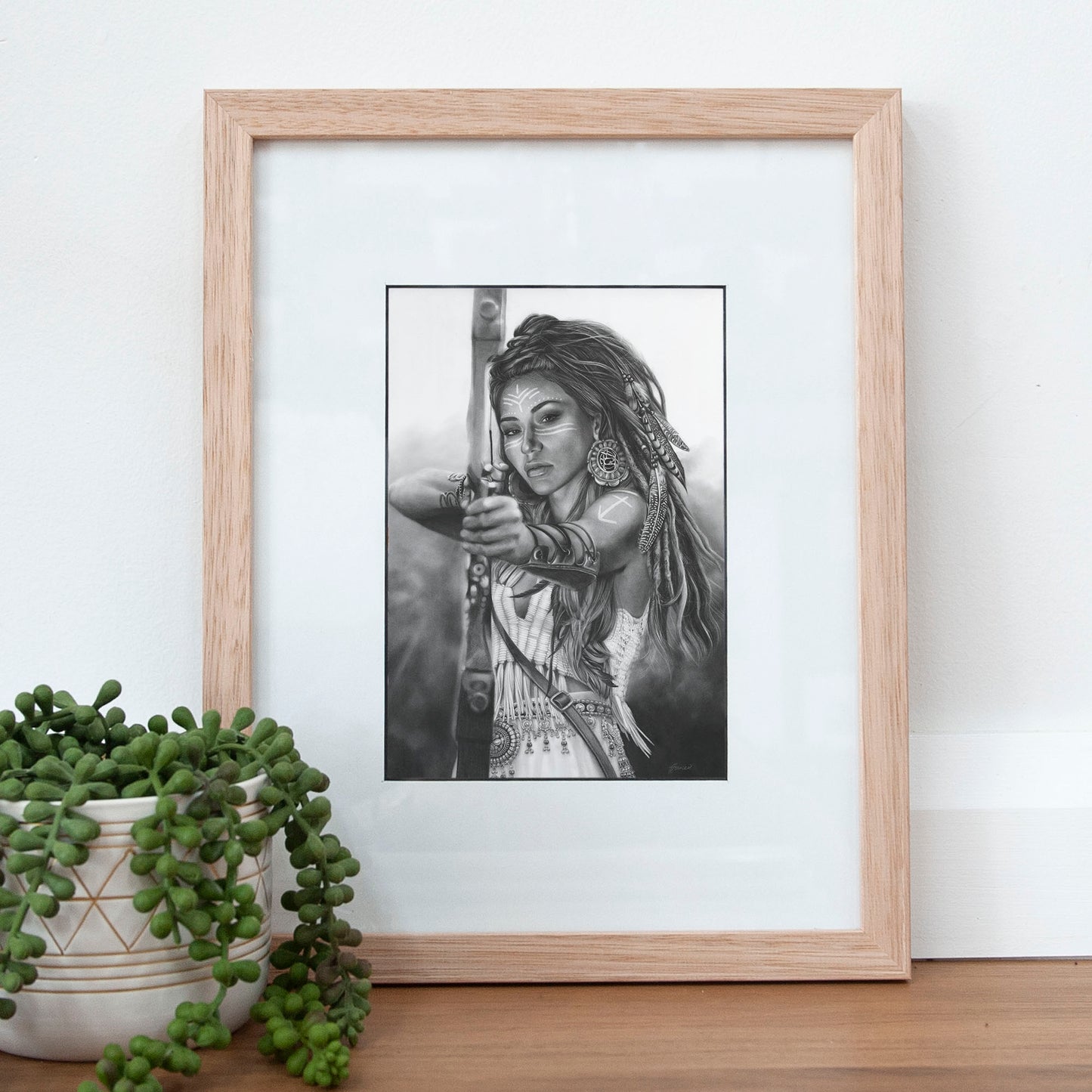 'Sagittarius' A5 art card