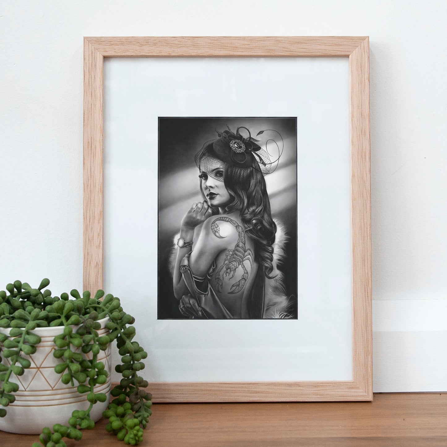 'Scorpio A5 art card