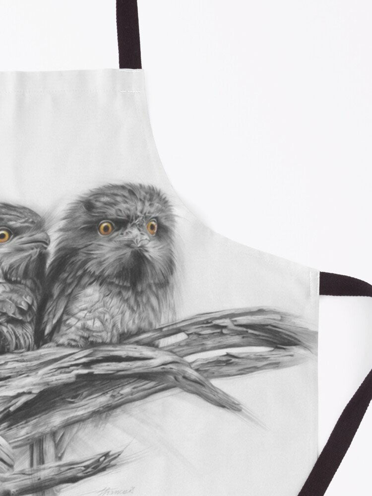 'Tawny Frogmouth Trio' Apron