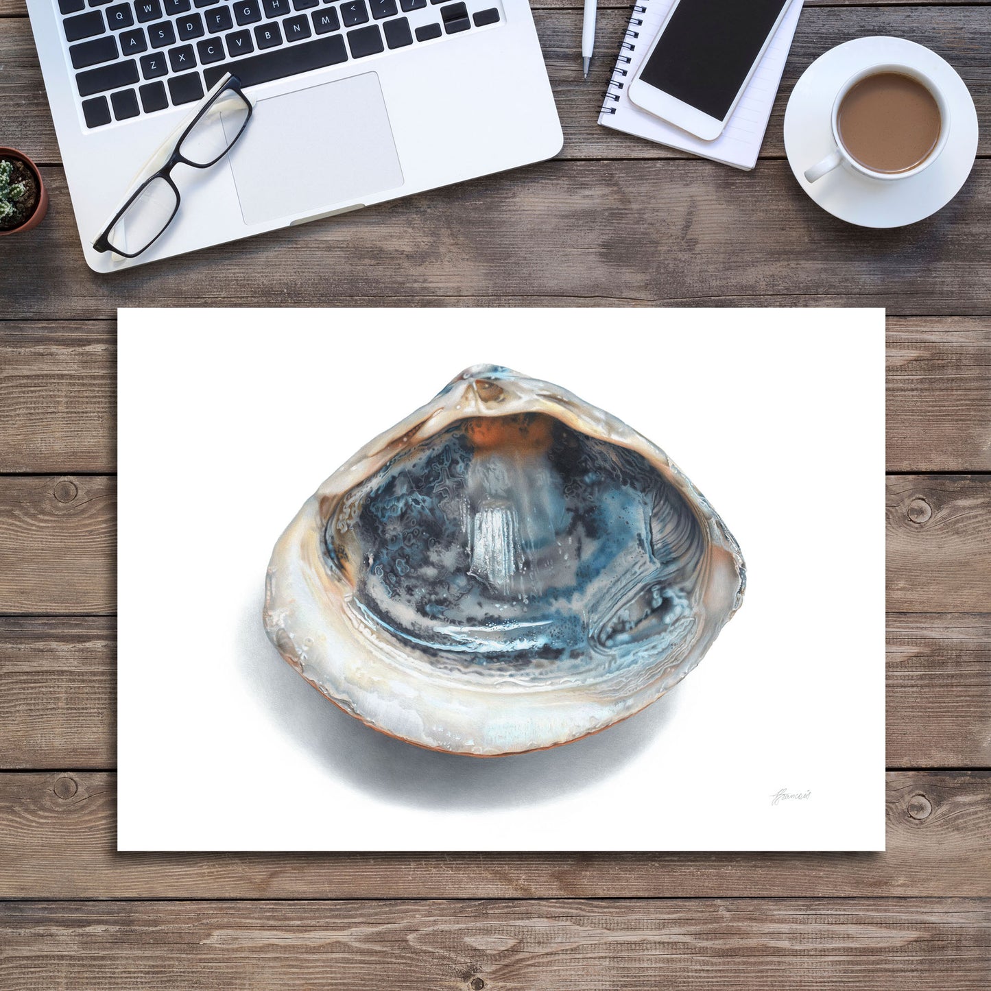 'Blue Shell' art print