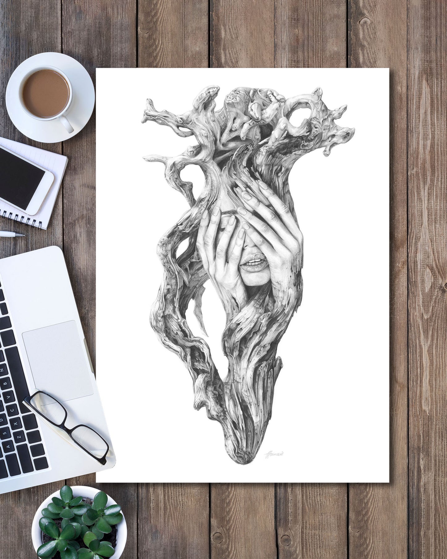 'Driftwood Souls 3' art print