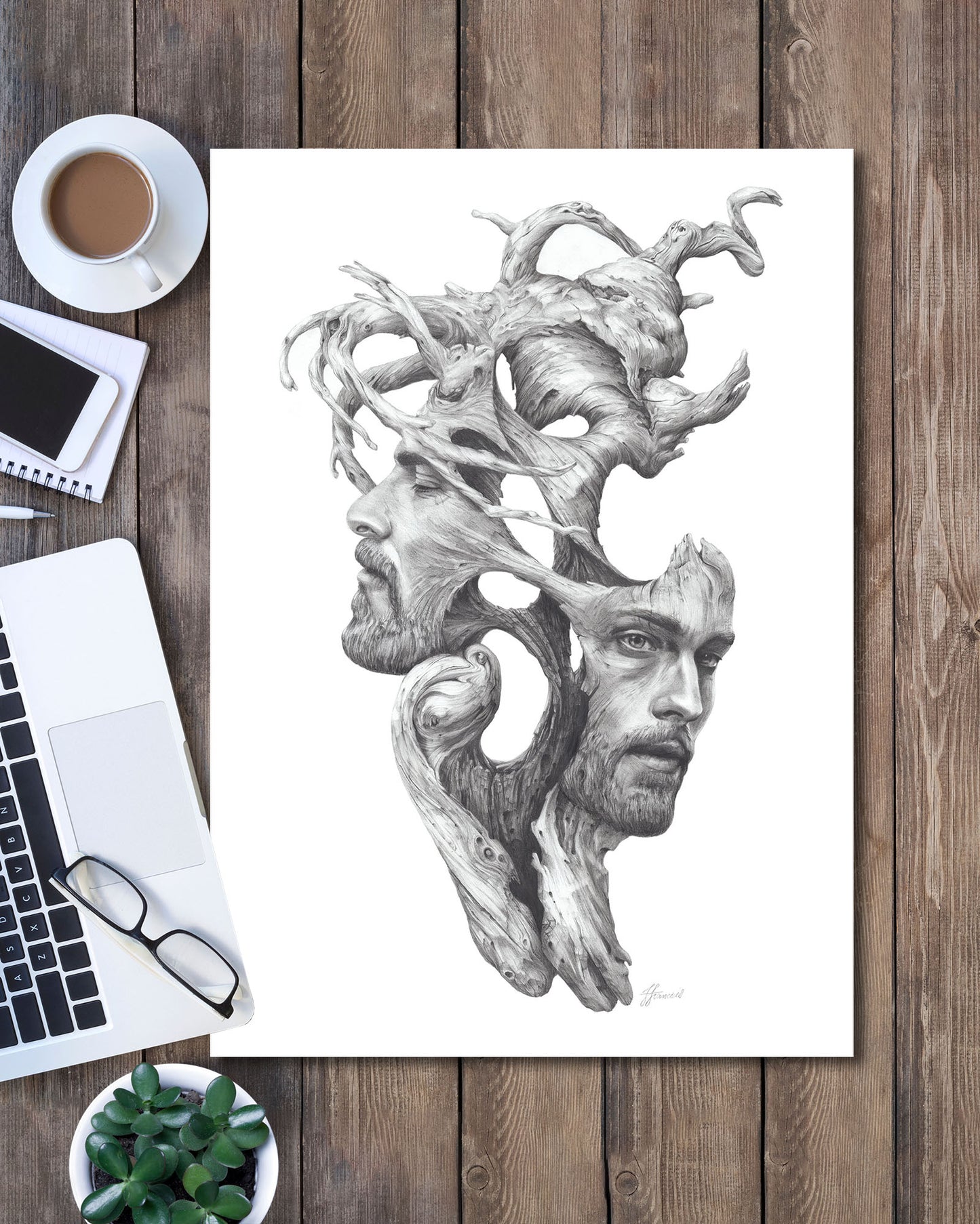 'Janus' art print