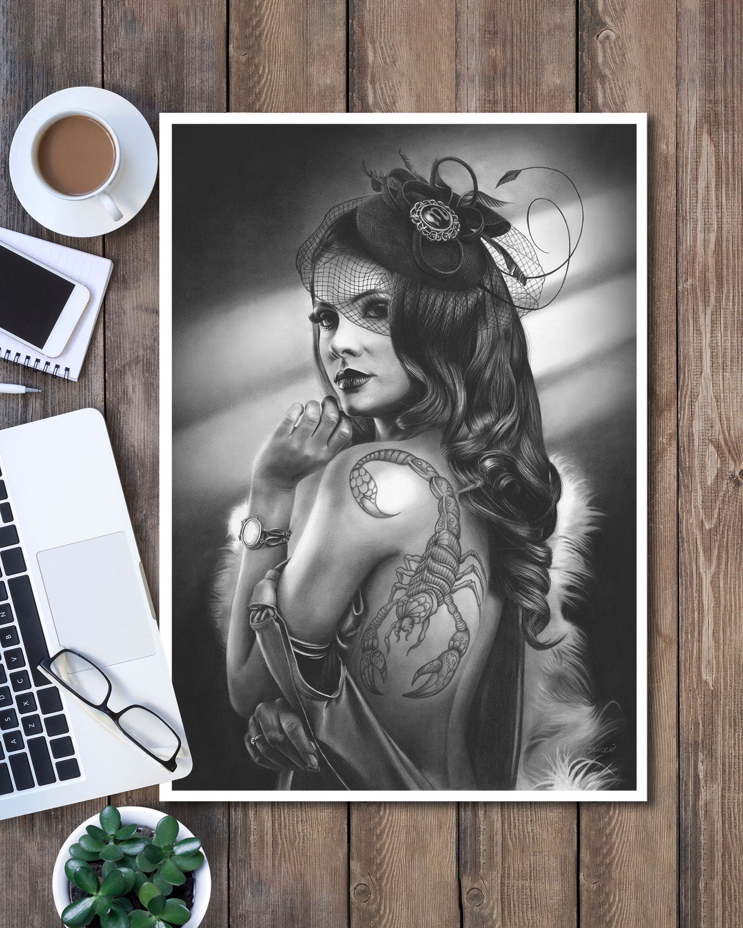 'Scorpio' art print