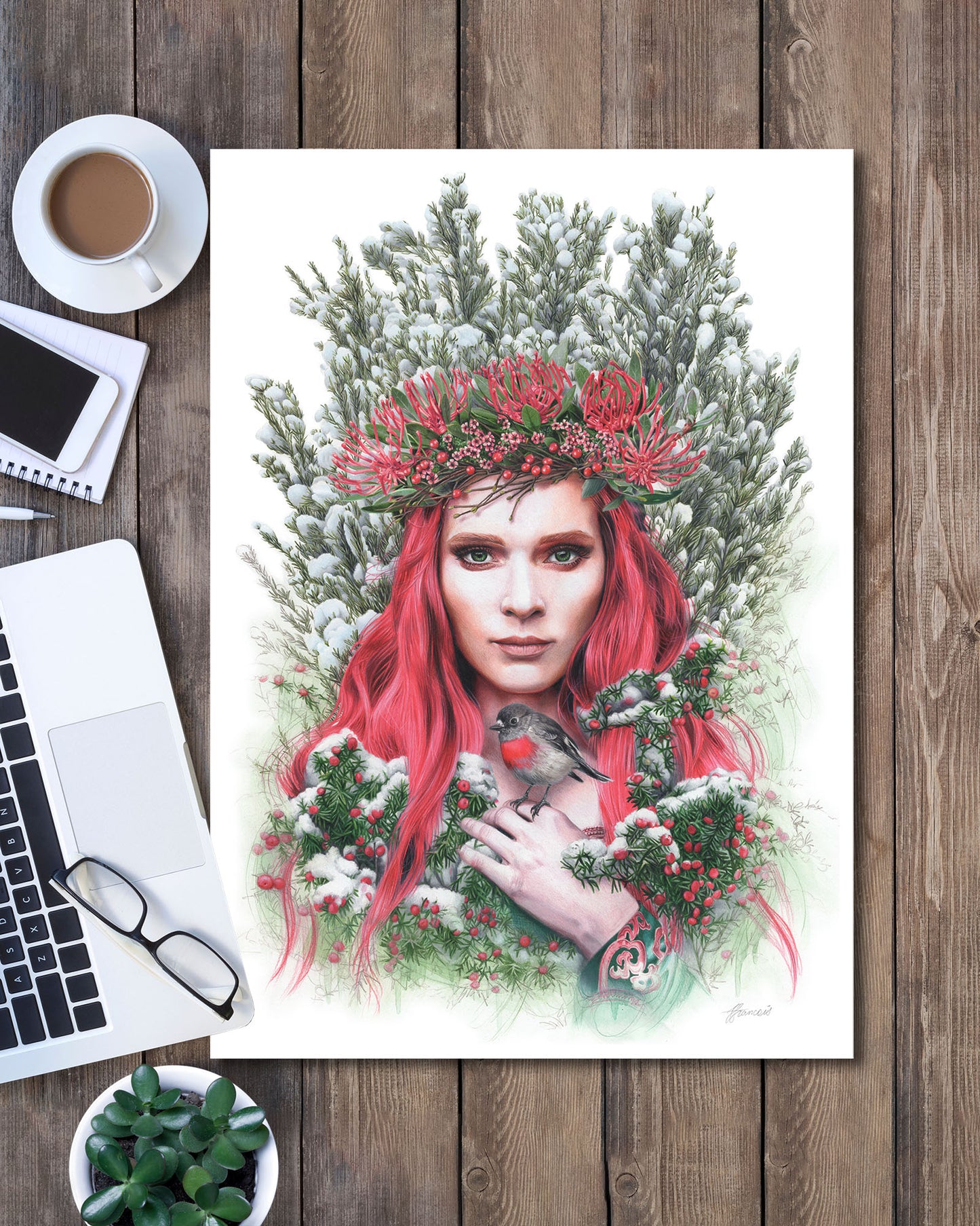 'Waratah Queen' art print