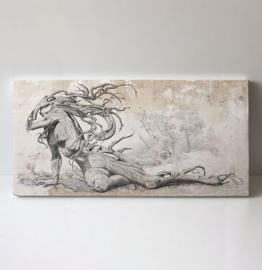 'The Fallen - Industrial' canvas print