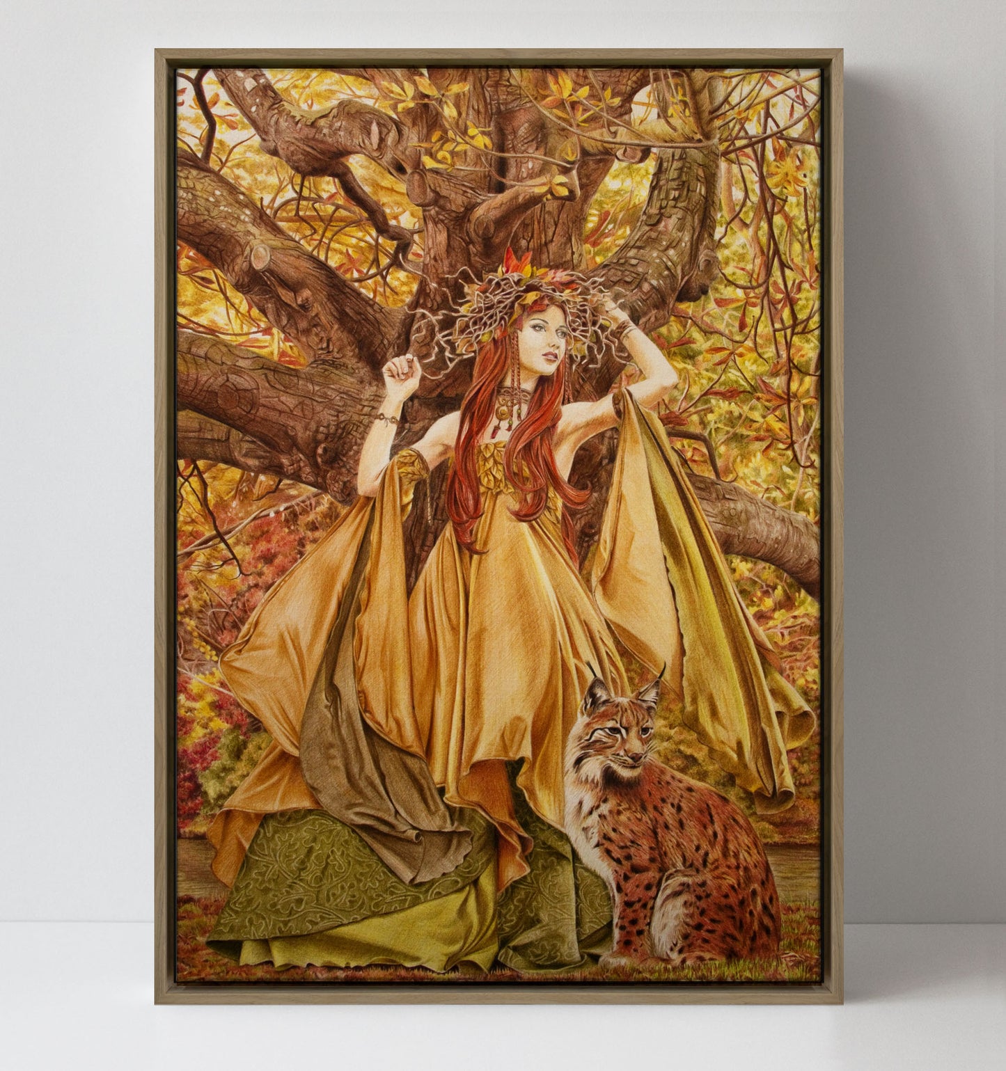 'Autumn Fairy' canvas print