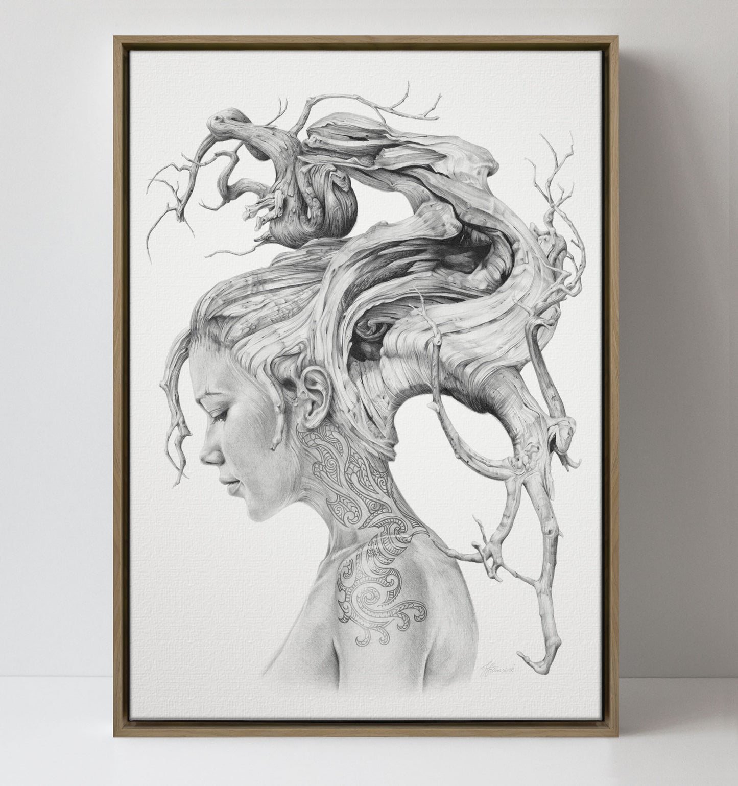 'Contemplation' canvas print
