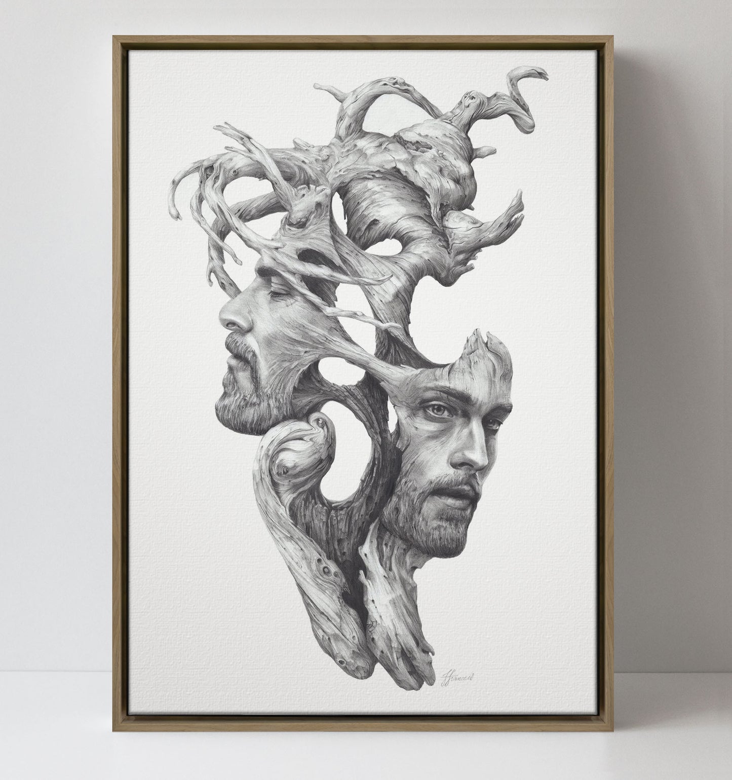 'Janus' canvas print