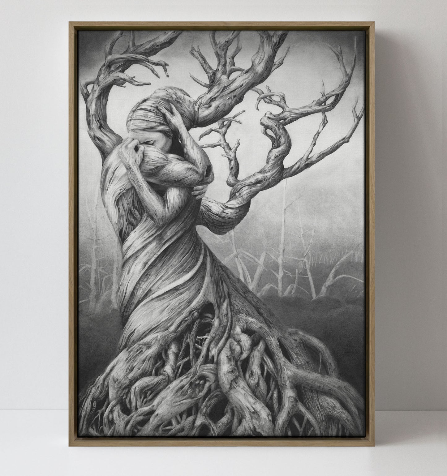 'One Tree' canvas print
