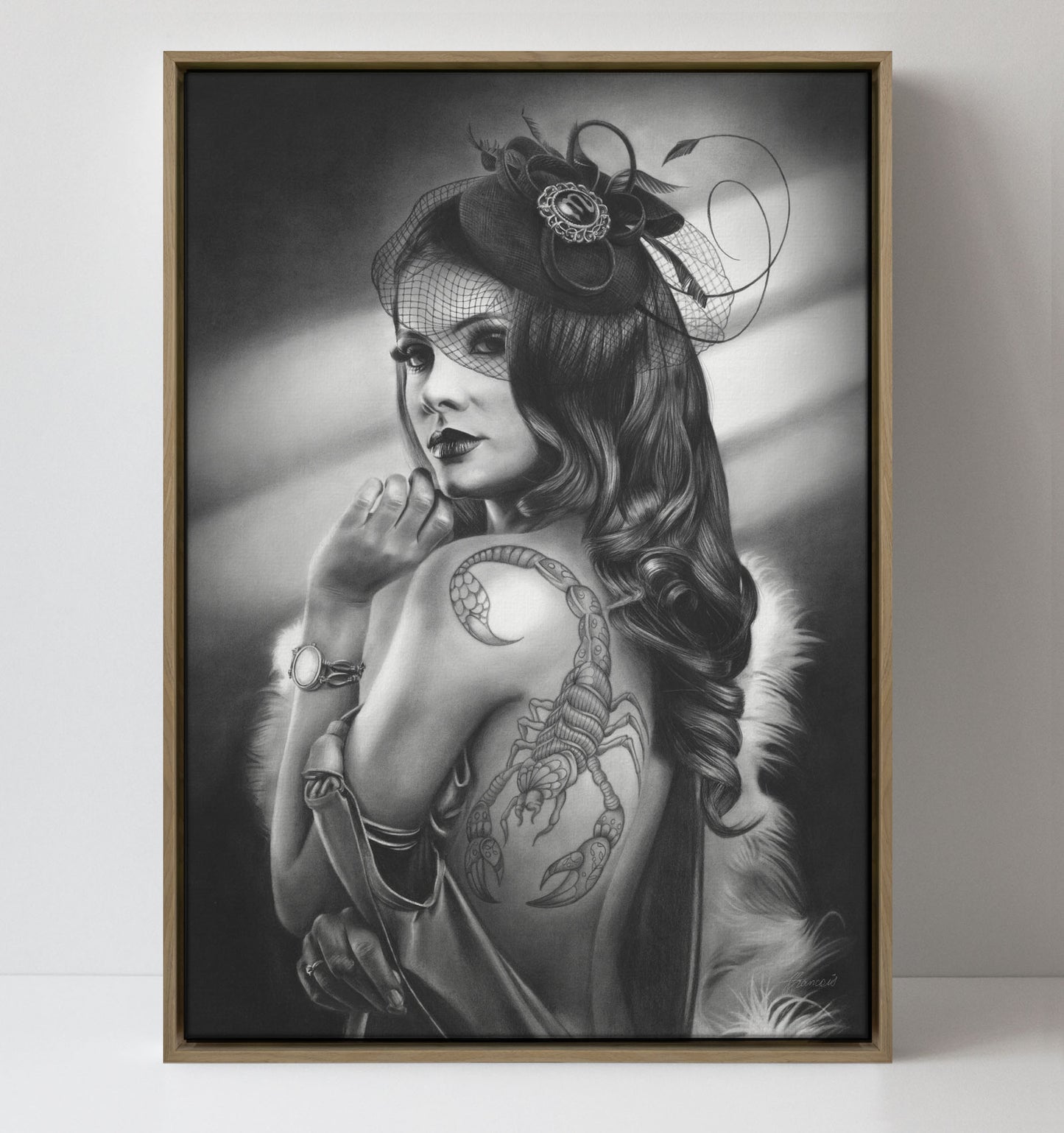 'Scorpio' canvas print