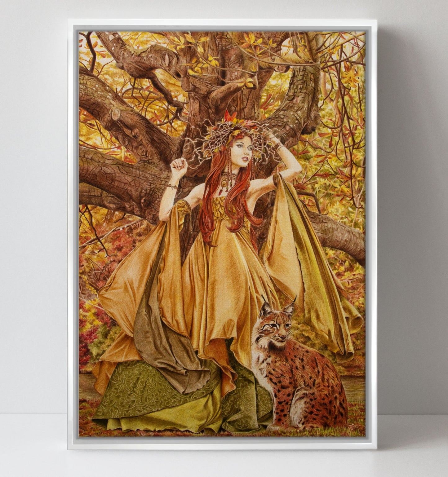 'Autumn Fairy' canvas print