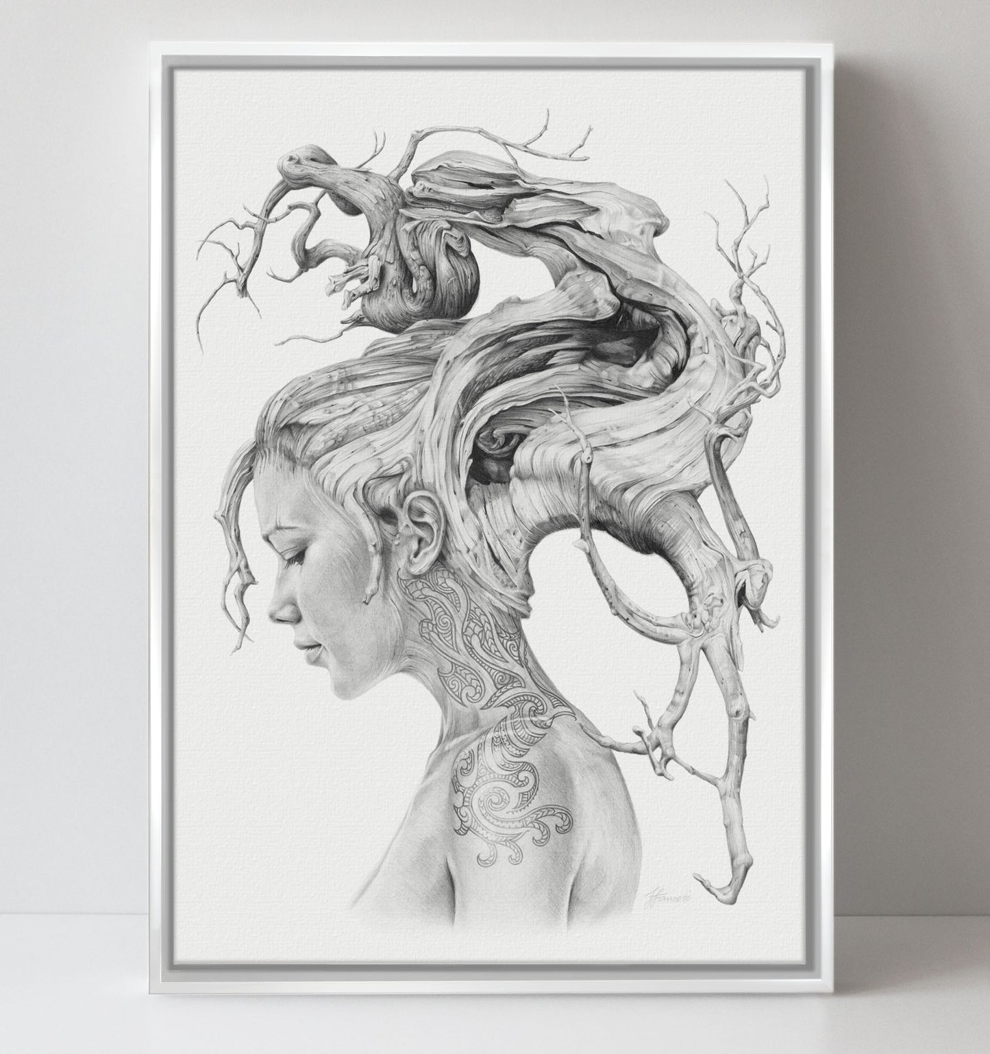 'Contemplation' canvas print