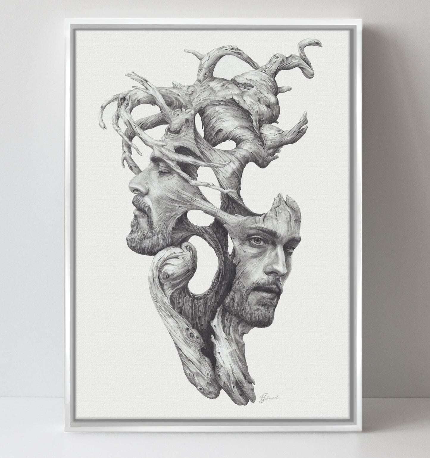 'Janus' canvas print