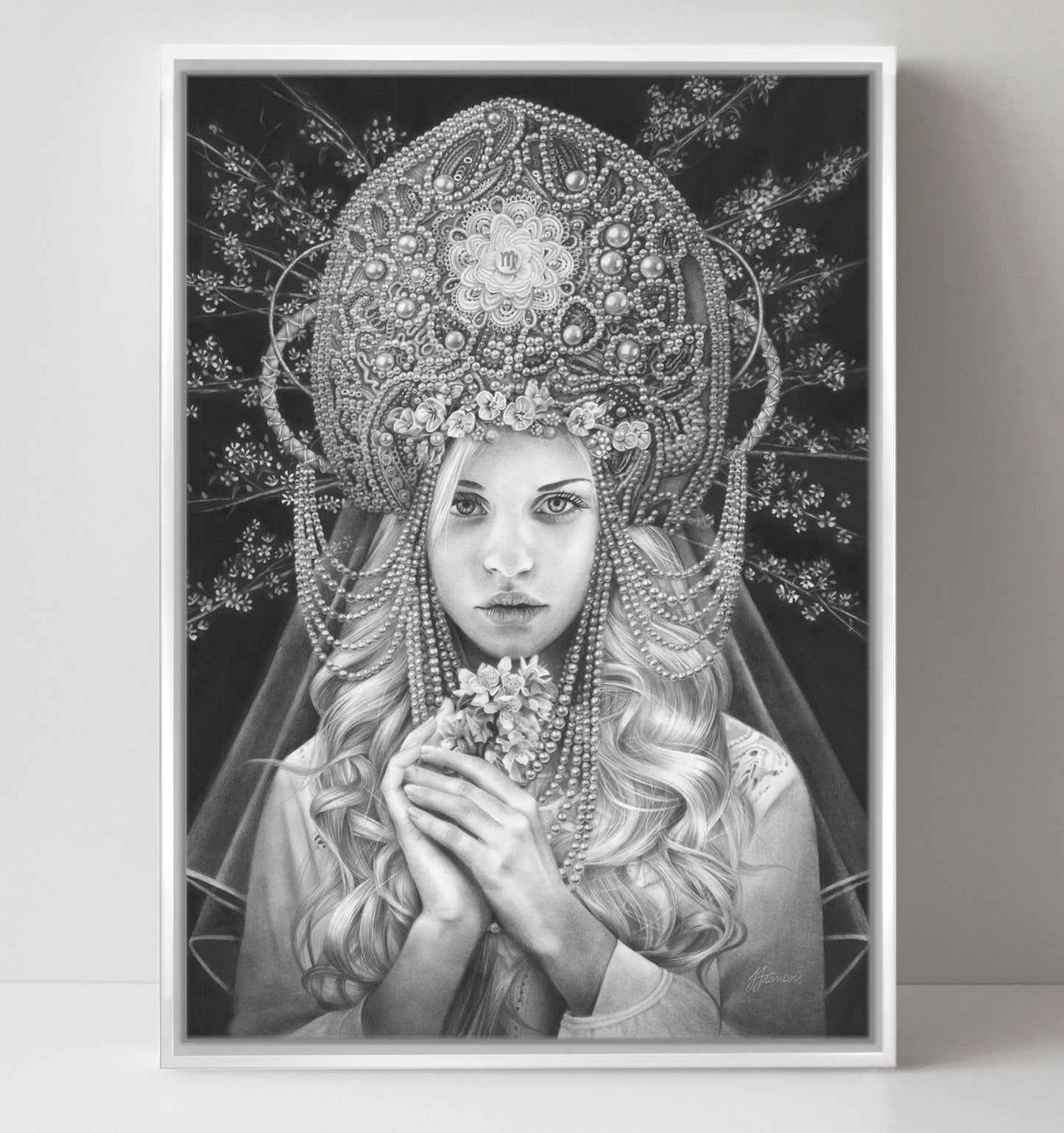 'Virgo' canvas print