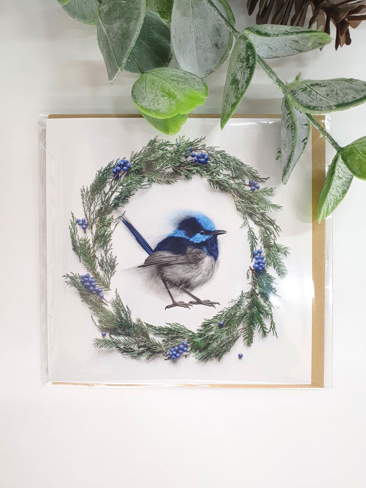 'Fairy Wren' Christmas card