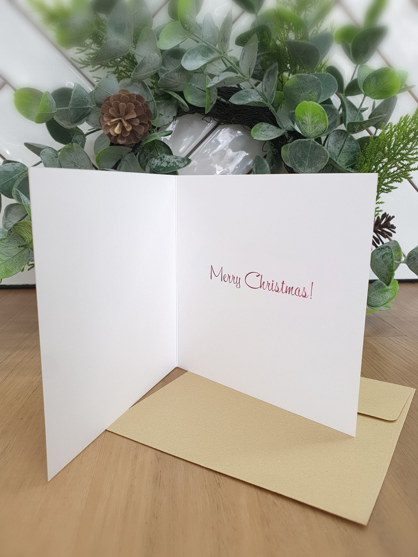 'Red Robin' Christmas card