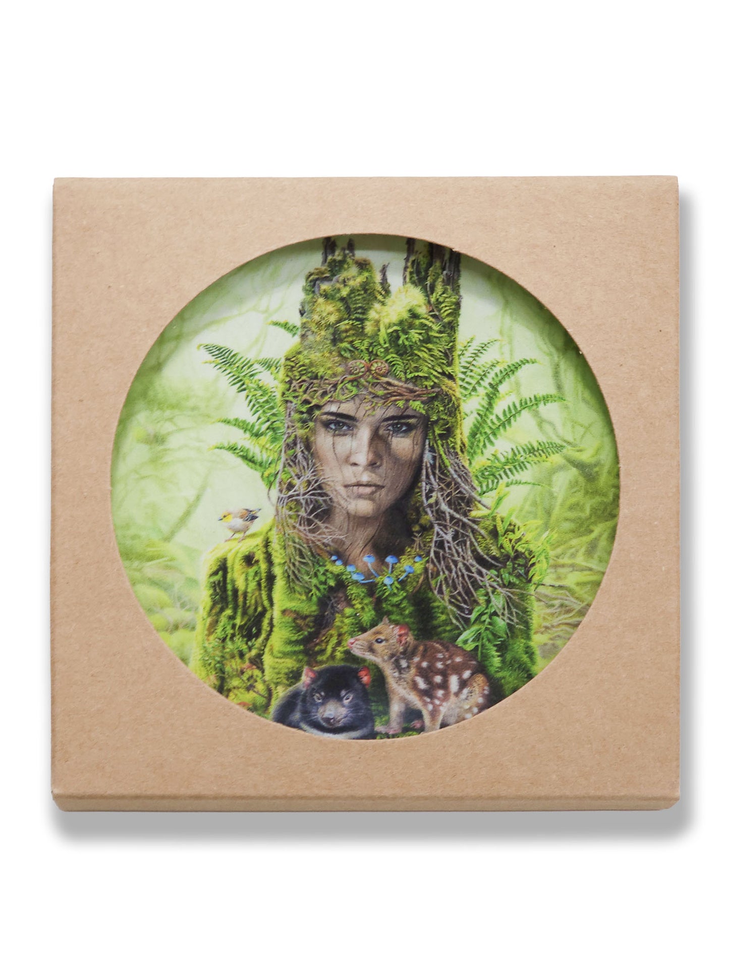 'Forestborn' acrylic coaster