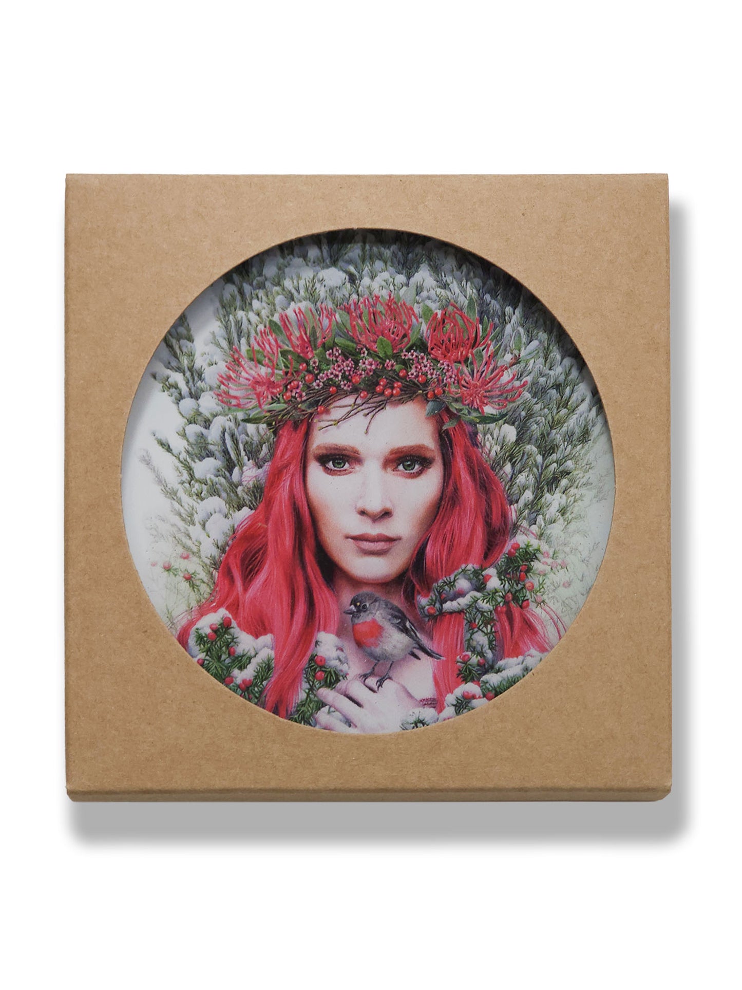 'Waratah Queen' acrylic coaster