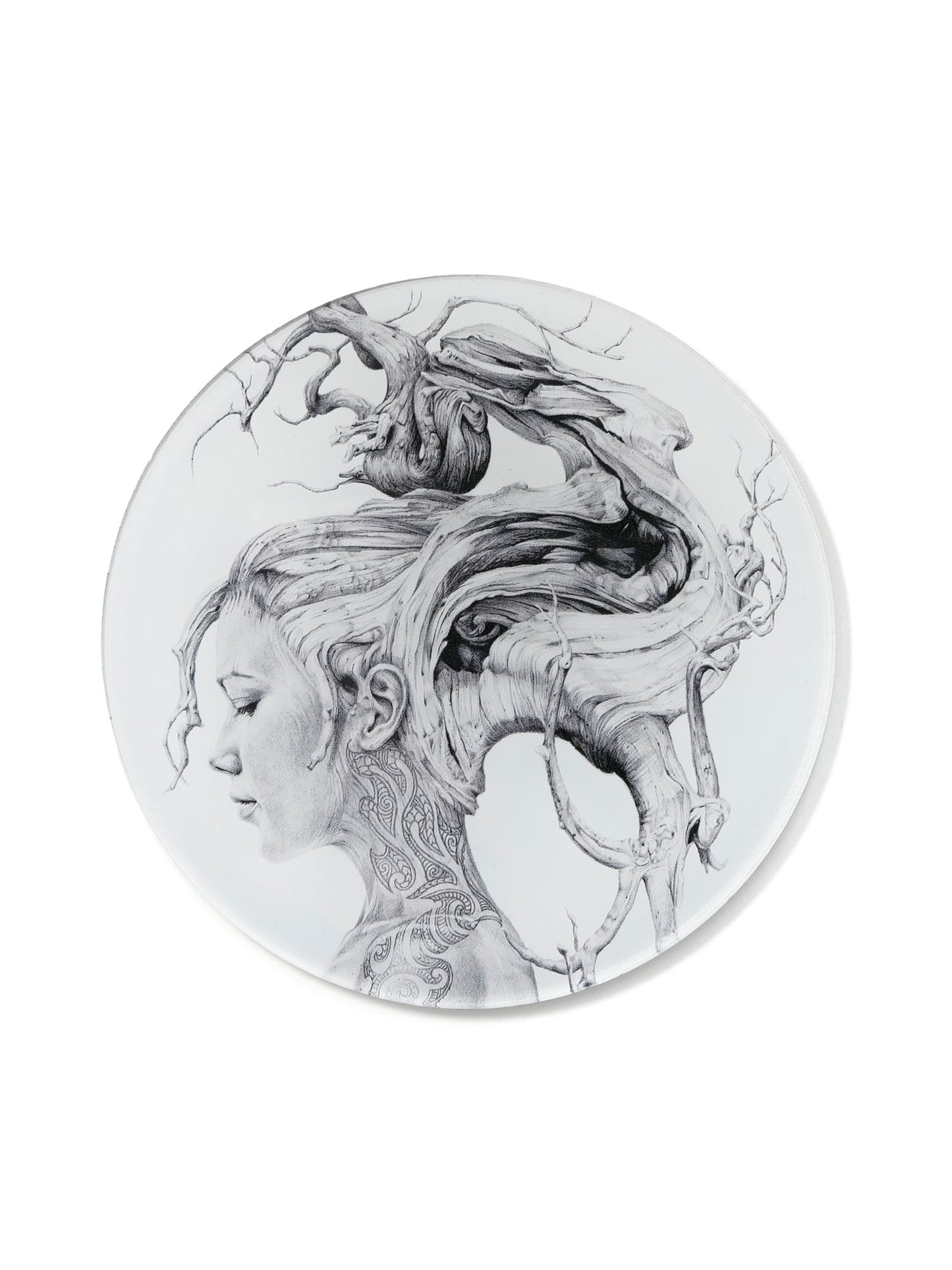 'Contemplation' acrylic coaster