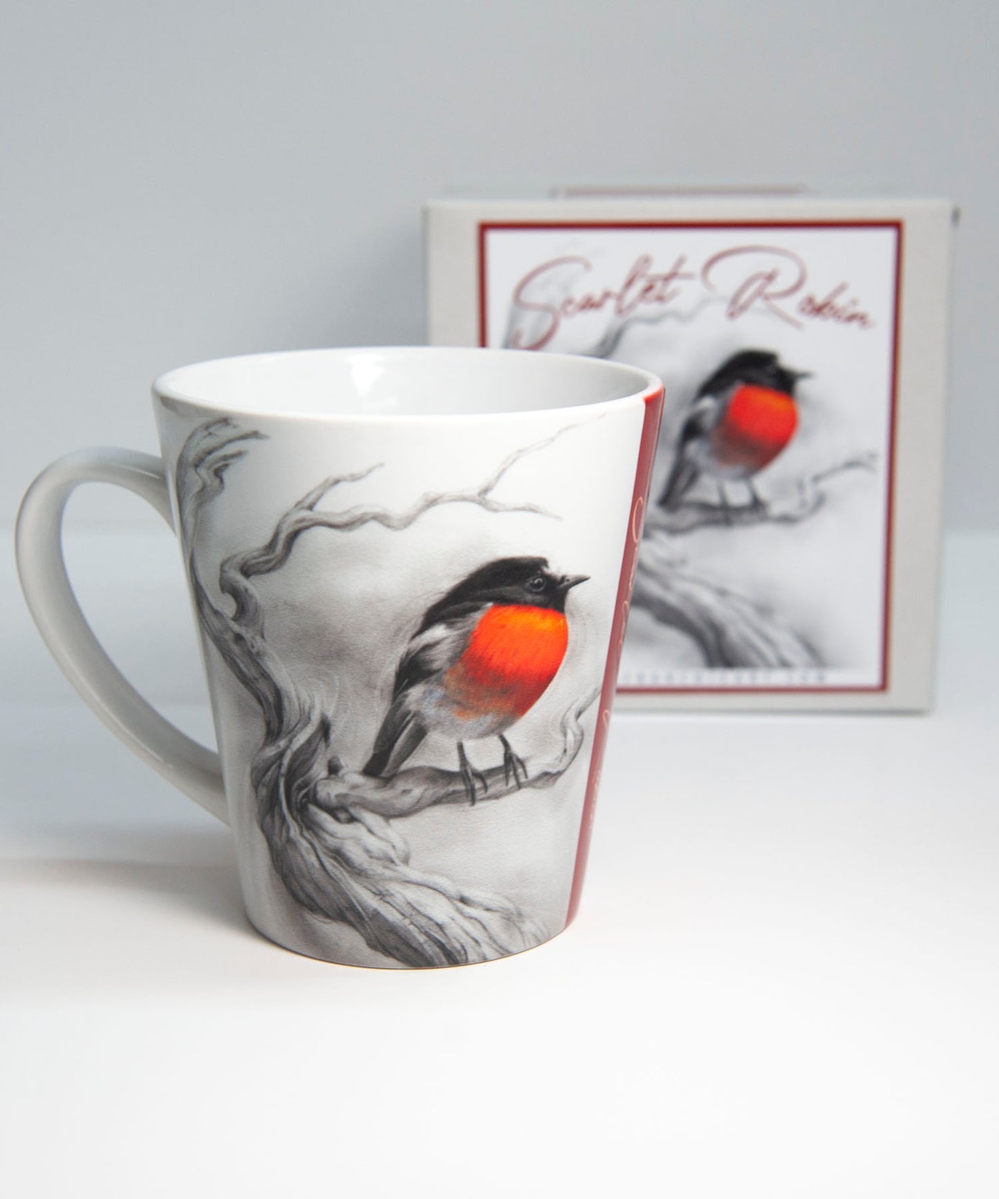 'Scarlet Robin' ceramic mug
