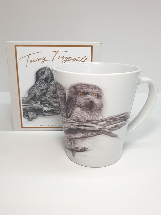 'Tawny Frogmouth' ceramic mug
