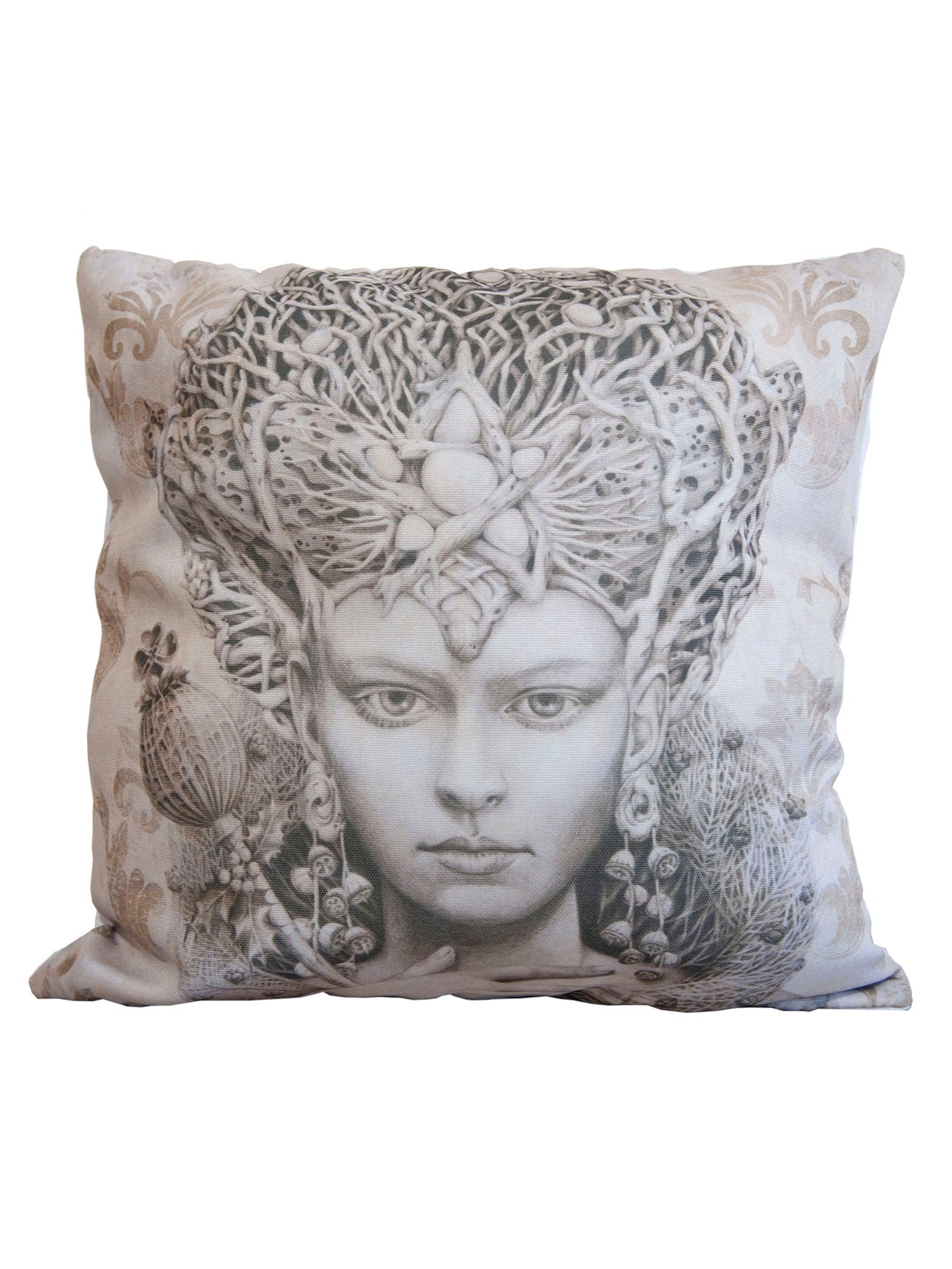 Cushion cover featuring 'Christmas Angel' artwork
