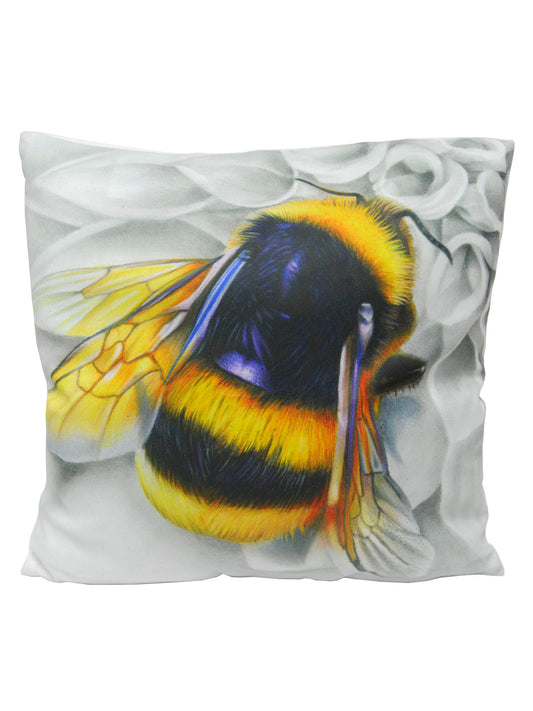 Cushion cover featuring 'Mumma Buzz' artwork