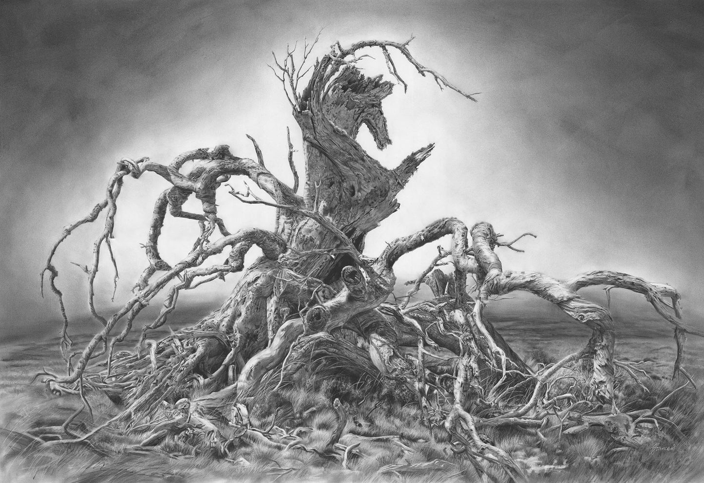 'The Last Stand' original drawing