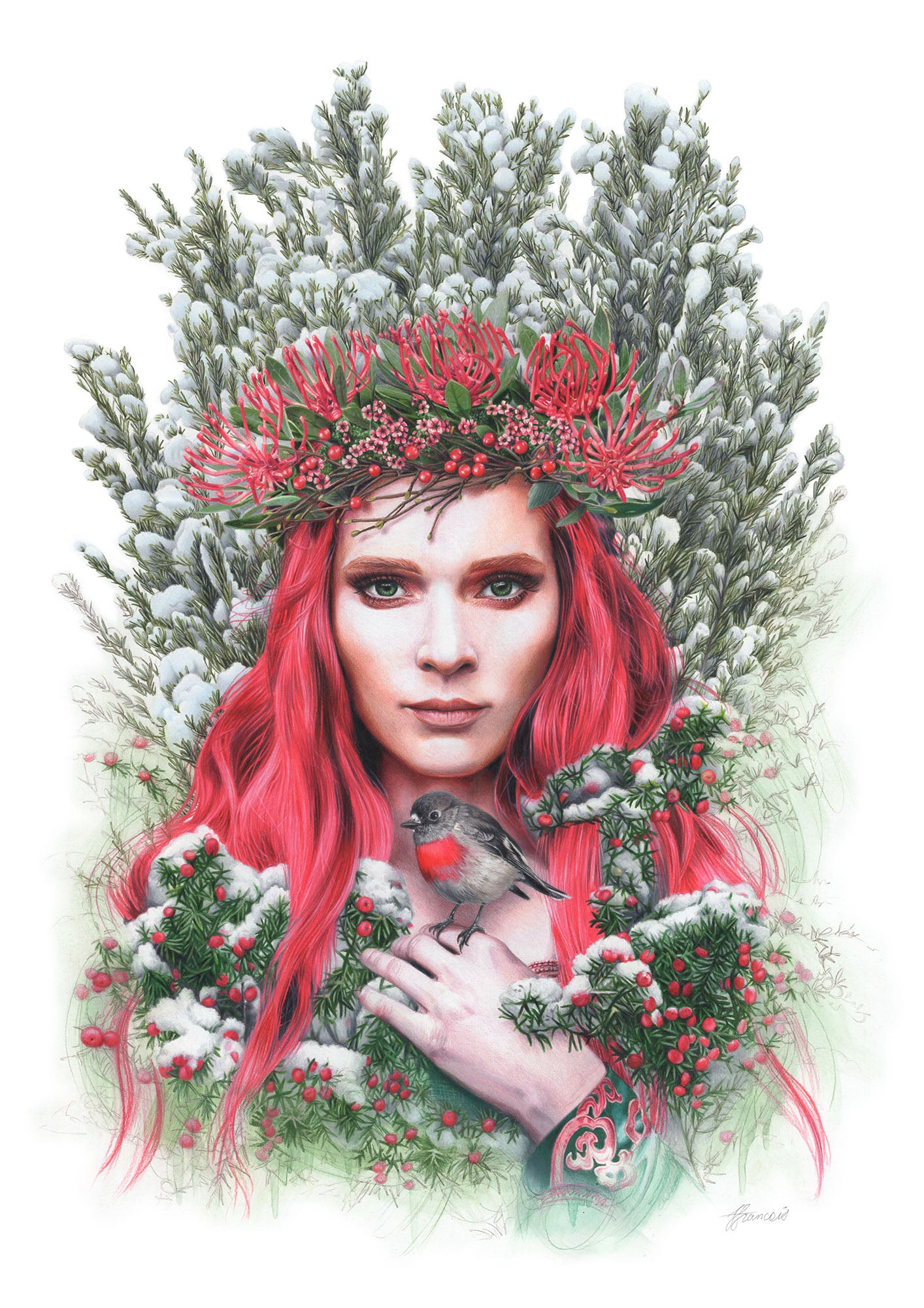'Waratah Queen' art print